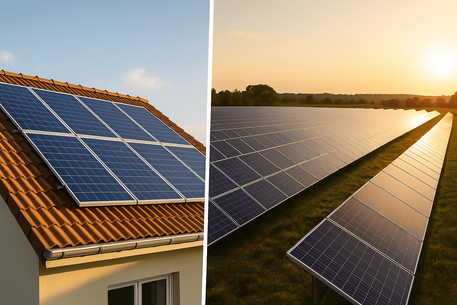 Instalação de painéis solares em imóvel versus participação em usina solar remota